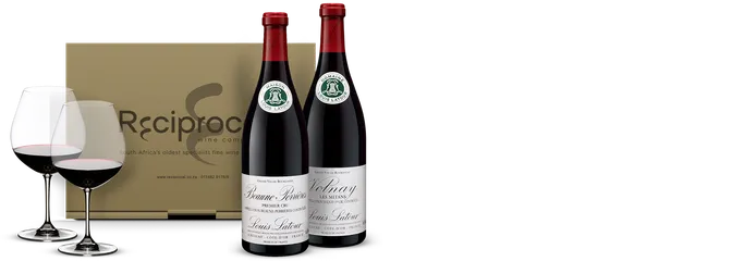 undefined Reciprocal Burgundy Red and Riedel Pack
